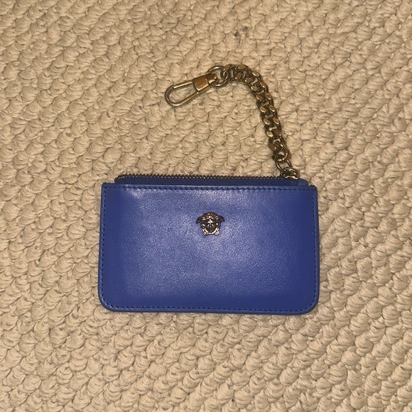 Versace Accessories - Blue Versace card holder